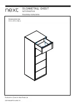 Предварительный просмотр 9 страницы Next SLOANE TALL CHEST 927378 Assembly Instructions Manual