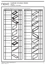 Предварительный просмотр 4 страницы Next SOPHIE 445123 Assembly Instructions Manual