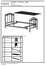 Предварительный просмотр 4 страницы Next SOPHIE CRYSTAL BED 163569 Assembly Instructions Manual