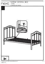 Предварительный просмотр 7 страницы Next SOPHIE CRYSTAL BED 163569 Assembly Instructions Manual