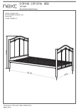 Предварительный просмотр 8 страницы Next SOPHIE CRYSTAL BED 163569 Assembly Instructions Manual