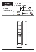 Предварительный просмотр 2 страницы Next SPIRIT TALLBOY 677954 Assembly Instructions Manual