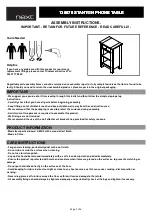 Next STANTON 138678 Assembly Instructions Manual предпросмотр