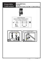 Preview for 5 page of Next STANYTON DARK SQUARE TO RECTANGE 127345 Assembly Instructions Manual