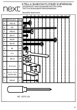 Preview for 5 page of Next STELLA 405395 Assembly Instructions Manual