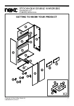 Предварительный просмотр 4 страницы Next STOCKHOLM 520290 Assembly Instructions Manual