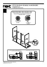 Предварительный просмотр 7 страницы Next STOCKHOLM 520290 Assembly Instructions Manual