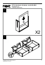 Предварительный просмотр 12 страницы Next STOCKHOLM 520290 Assembly Instructions Manual