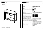 Next STOCKHOLM CABINET 657841 Assembly Instructions Manual предпросмотр