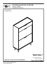 Next STOCKHOLM SHOE STORAGE 466497 Assembly Instructions Manual preview