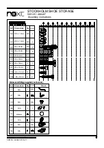 Preview for 5 page of Next STOCKHOLM SHOE STORAGE 466497 Assembly Instructions Manual