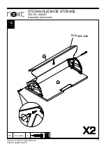 Preview for 14 page of Next STOCKHOLM SHOE STORAGE 466497 Assembly Instructions Manual