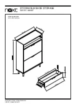 Предварительный просмотр 20 страницы Next STOCKHOLM SHOE STORAGE 466497 Assembly Instructions Manual