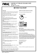 Preview for 2 page of Next SUSSEX 427741-209 Assembly Instructions Manual