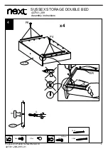 Preview for 9 page of Next SUSSEX 427741-209 Assembly Instructions Manual