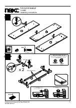 Предварительный просмотр 6 страницы Next TAYLOR 918209 Assembly Instructions Manual