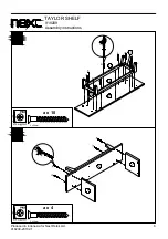 Предварительный просмотр 7 страницы Next TAYLOR 918209 Assembly Instructions Manual