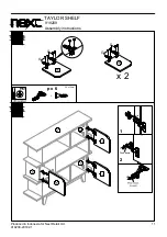 Предварительный просмотр 12 страницы Next TAYLOR 918209 Assembly Instructions Manual