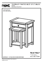 Preview for 3 page of Next Thornley 625247 Assembly Instructions Manual