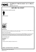 Preview for 4 page of Next Thornley 625247 Assembly Instructions Manual