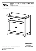 Preview for 3 page of Next THORNLEY 626647 Assembly Instructions Manual