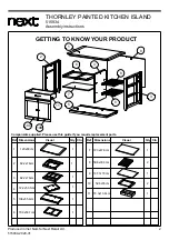 Preview for 5 page of Next THORNLEY PAINTED KITCHEN ISLAND Assembly Instructions Manual