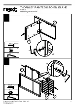 Preview for 7 page of Next THORNLEY PAINTED KITCHEN ISLAND Assembly Instructions Manual