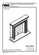 Предварительный просмотр 1 страницы Next TOWNHOUSE M90418 Assembly Instructions Manual