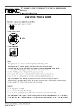 Предварительный просмотр 2 страницы Next TOWNHOUSE M90418 Assembly Instructions Manual