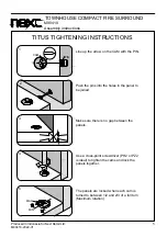 Предварительный просмотр 6 страницы Next TOWNHOUSE M90418 Assembly Instructions Manual