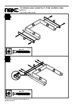 Предварительный просмотр 8 страницы Next TOWNHOUSE M90418 Assembly Instructions Manual