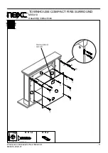 Предварительный просмотр 12 страницы Next TOWNHOUSE M90418 Assembly Instructions Manual