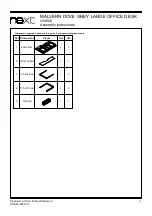 Preview for 4 page of Next U13520 Assembly Instructions Manual