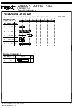 Предварительный просмотр 5 страницы Next Valencia Coffee Table 884904/661740 Aassembly Instructions