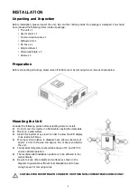 Preview for 6 page of Next Victor NM-II 3.2KW 24V PF1 User Manual