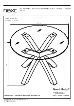 Preview for 7 page of Next WALNUT FINISH 405114 Assembly Instructions Manual