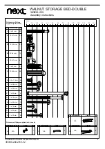 Предварительный просмотр 7 страницы Next WALNUT STORAGE BED-DOUBLE Assembly Instructions Manual