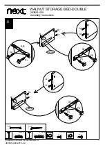 Предварительный просмотр 14 страницы Next WALNUT STORAGE BED-DOUBLE Assembly Instructions Manual