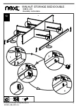 Предварительный просмотр 18 страницы Next WALNUT STORAGE BED-DOUBLE Assembly Instructions Manual