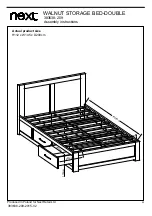 Предварительный просмотр 23 страницы Next WALNUT STORAGE BED-DOUBLE Assembly Instructions Manual