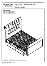 Предварительный просмотр 1 страницы Next WESTCOTT 127530 Assembly Instructions Manual