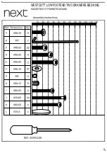 Preview for 5 page of Next WESTCOTT 303480 Assembly Instructions Manual