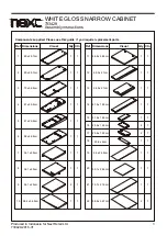 Предварительный просмотр 4 страницы Next WHITE GLOSS NARROW CABINET 733429 Assembly Instructions Manual