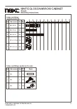 Предварительный просмотр 5 страницы Next WHITE GLOSS NARROW CABINET 733429 Assembly Instructions Manual