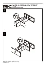 Предварительный просмотр 7 страницы Next WHITE GLOSS NARROW CABINET 733429 Assembly Instructions Manual