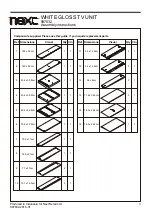 Preview for 4 page of Next WHITE GLOSS TV UNIT 997632 Assembly Instructions Manual