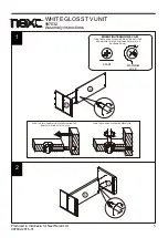 Preview for 6 page of Next WHITE GLOSS TV UNIT 997632 Assembly Instructions Manual