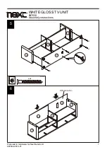 Preview for 8 page of Next WHITE GLOSS TV UNIT 997632 Assembly Instructions Manual