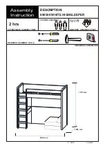 Предварительный просмотр 2 страницы Next WHITE HIGHSLEEPER 880598 Assembly Instructions Manual