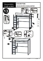 Предварительный просмотр 21 страницы Next WHITE HIGHSLEEPER 880598 Assembly Instructions Manual